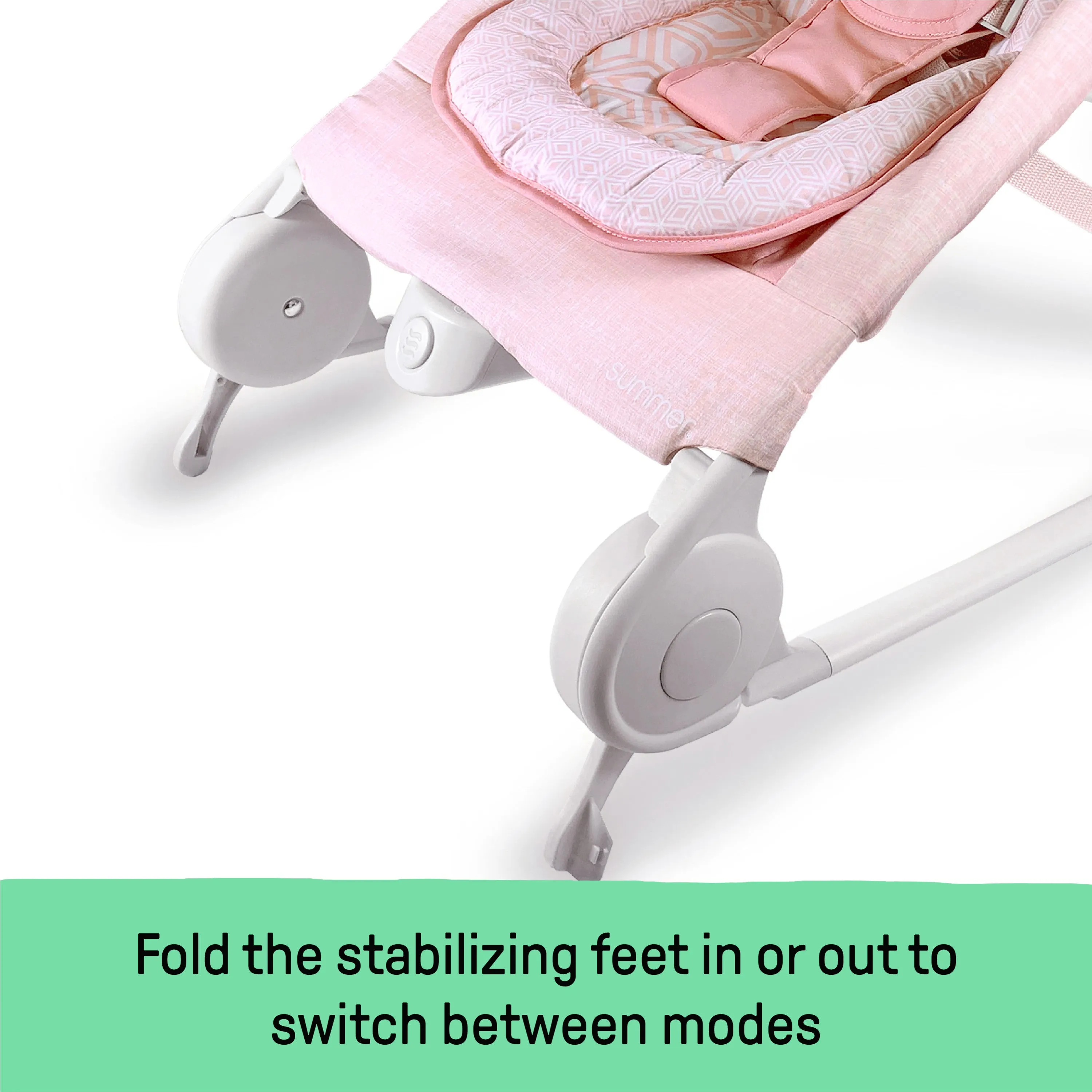 2-in-1 Bouncer & Rocker Duo - Pink