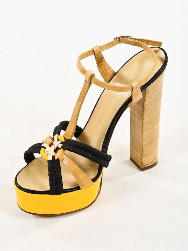 2417 Vicini Sandals-Yellow/Black