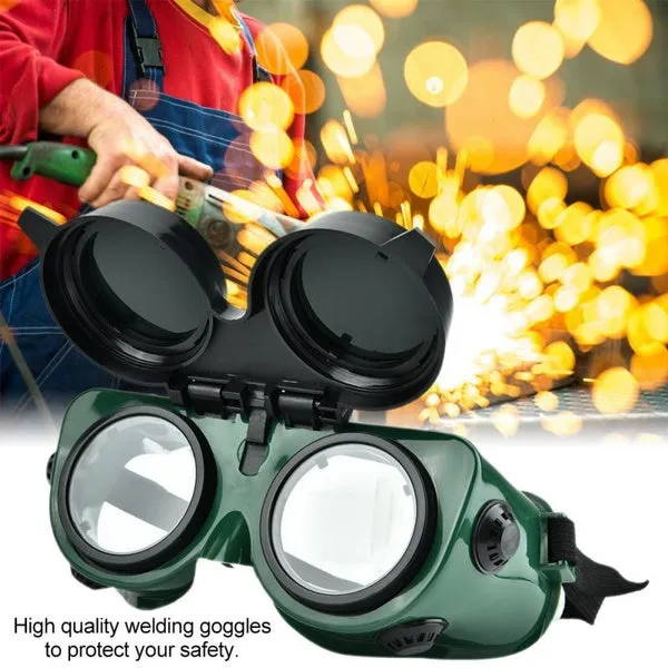 417 Welding Goggles (Dark Green, Large)