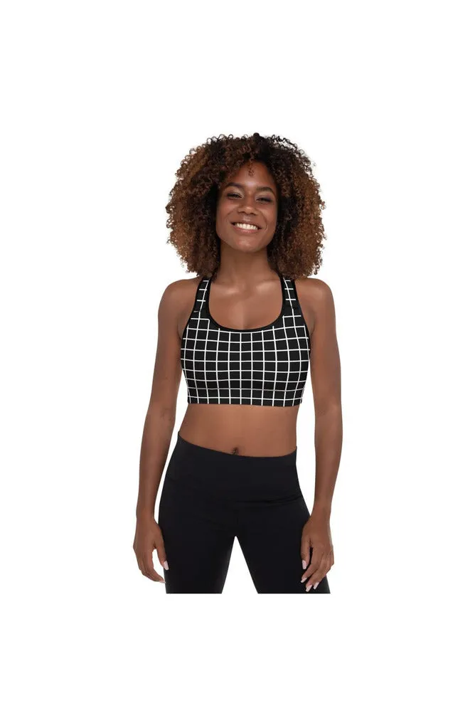 A Grid Beginning Padded Sports Bra