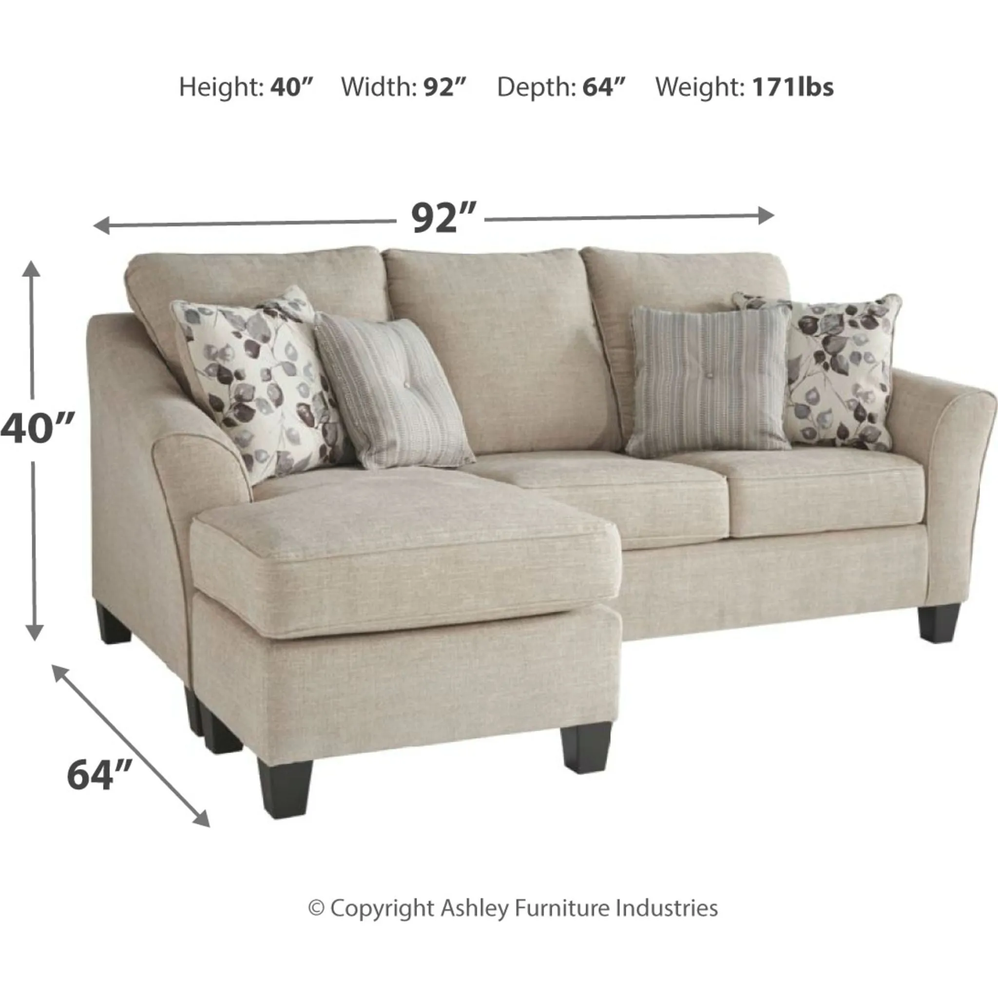 Abney Sofa Chaise