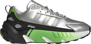 Adidas Kawasaki Ninja x ZX 22 Boost 'Silver Metallic' Sneakers, Silver