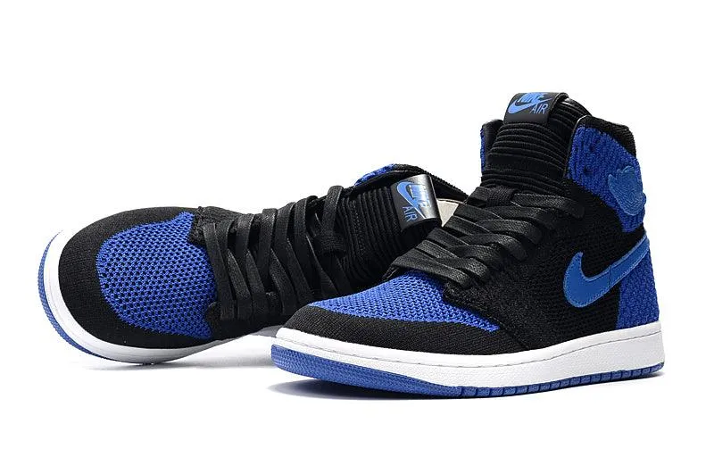 Air Jordan 1 Flyknit “Royal” Black/Game Royal-White