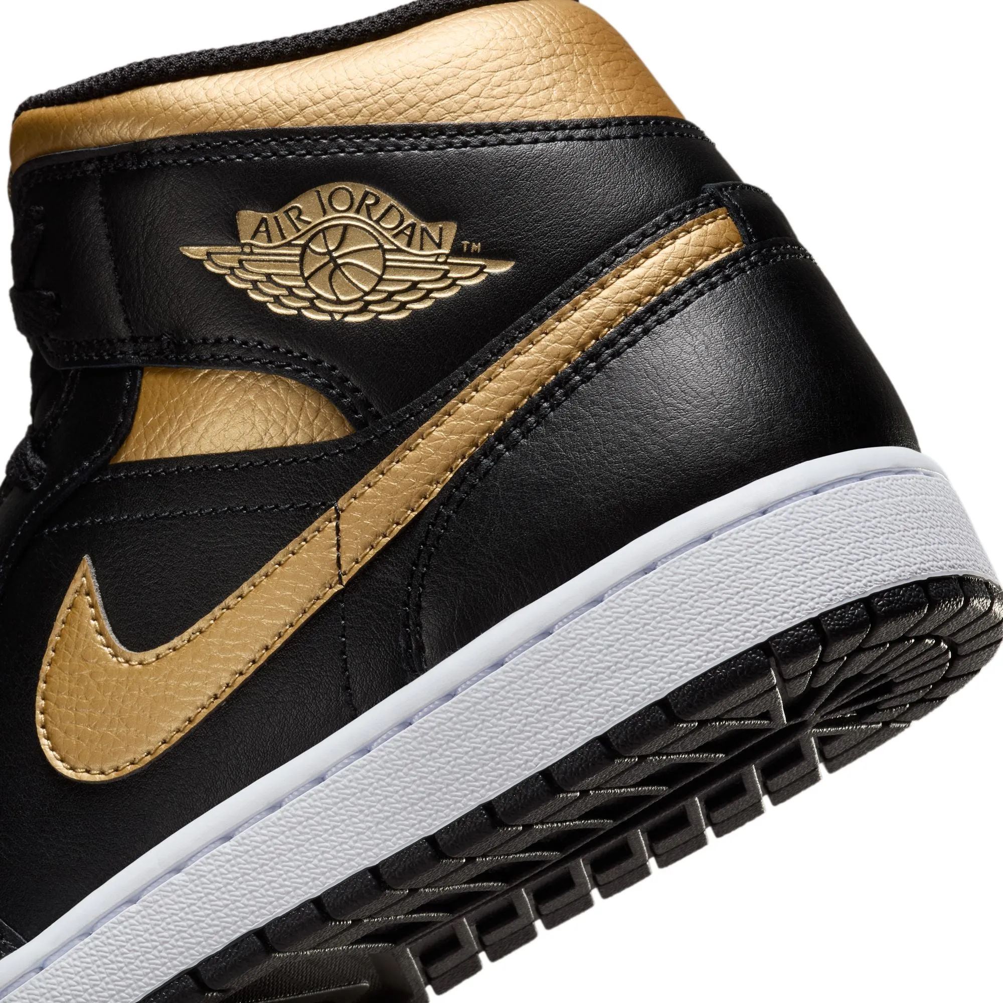 Air Jordan 1 Mid 'Metallic Gold'