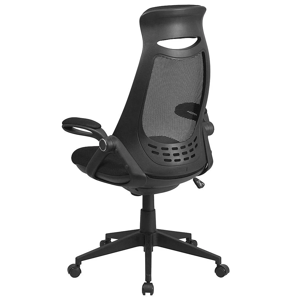 Alamont Home - Ivan Contemporary Mesh Executive Swivel Office Chair - Black Mesh