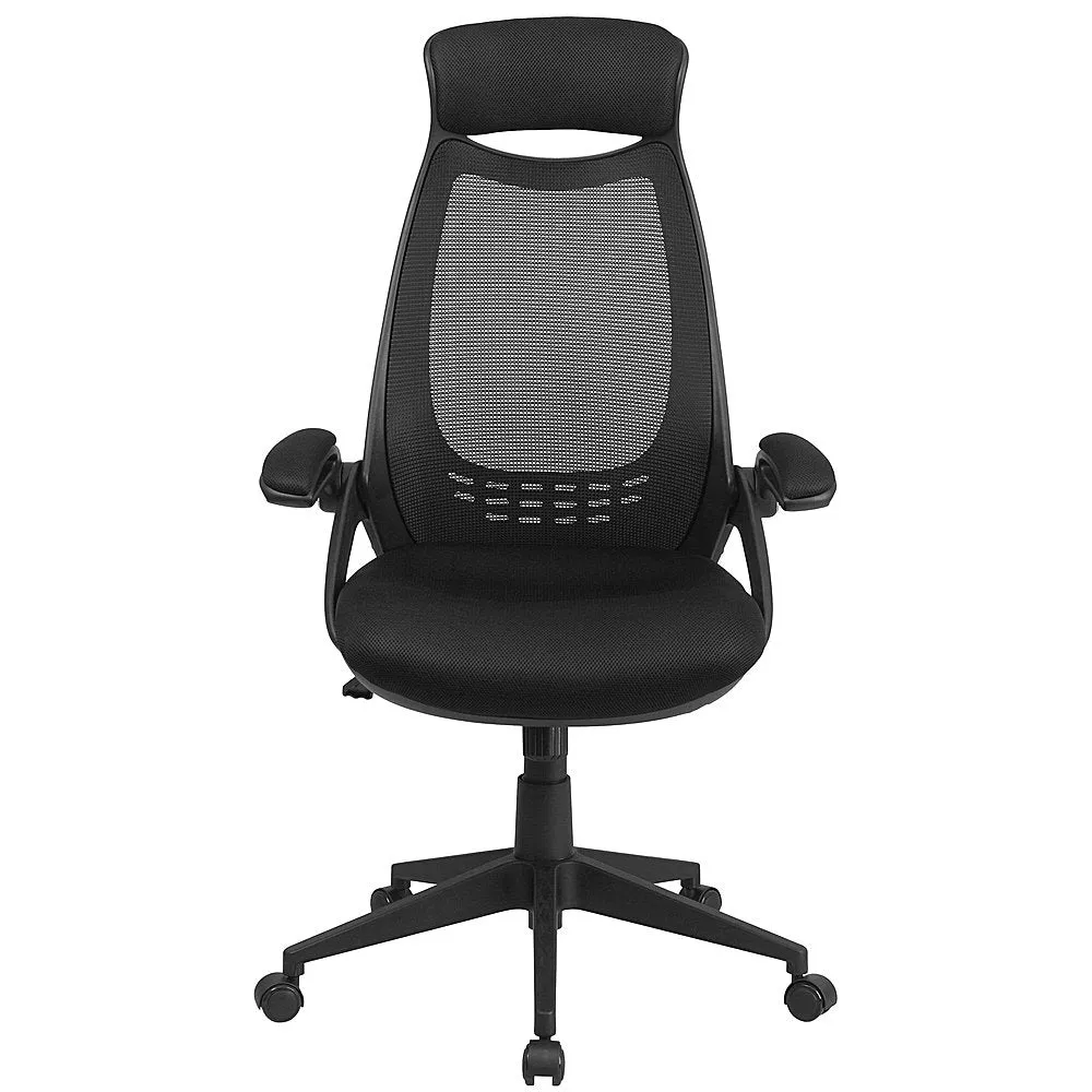 Alamont Home - Ivan Contemporary Mesh Executive Swivel Office Chair - Black Mesh