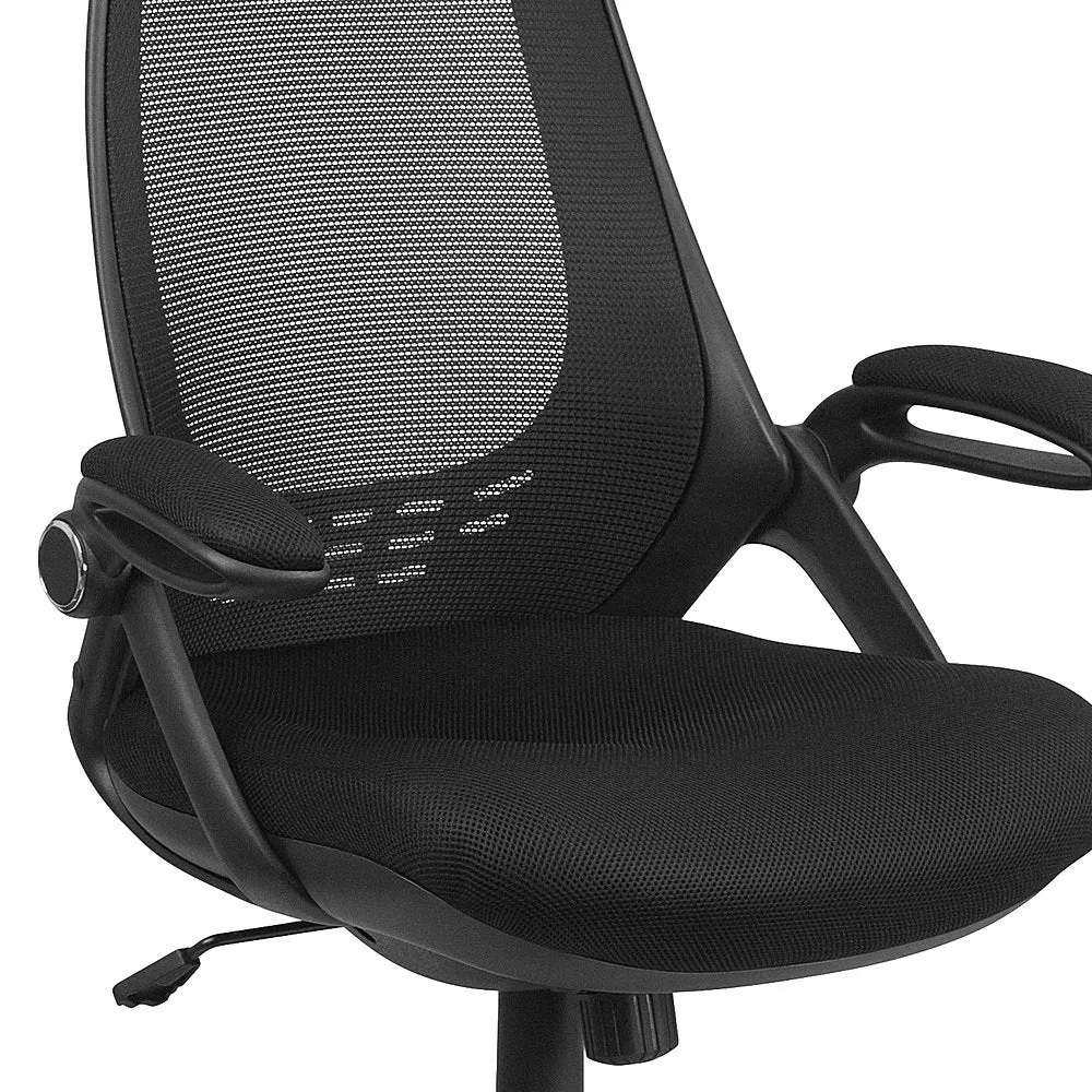 Alamont Home - Ivan Contemporary Mesh Executive Swivel Office Chair - Black Mesh