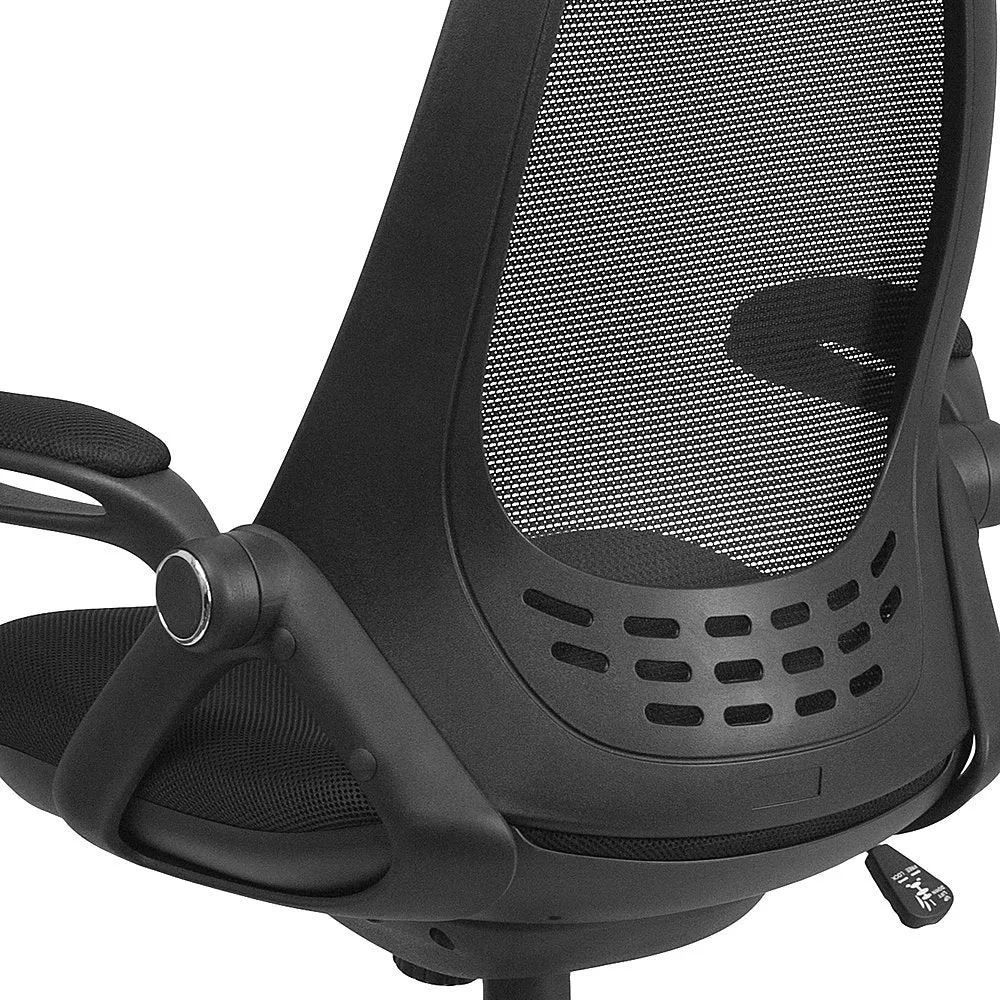 Alamont Home - Ivan Contemporary Mesh Executive Swivel Office Chair - Black Mesh