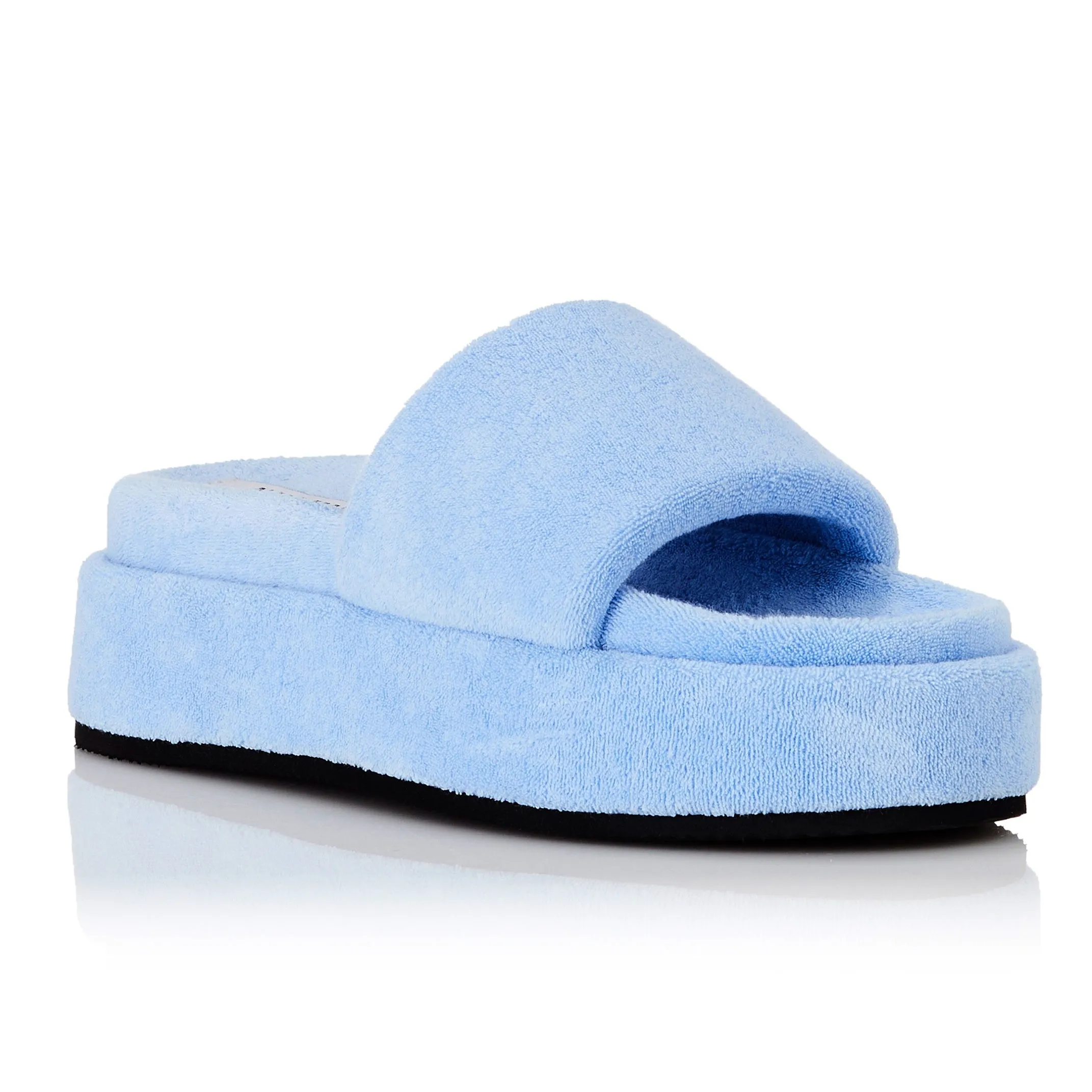 ALIAS MAE Womens Bree Sandals Pale Blue Terry