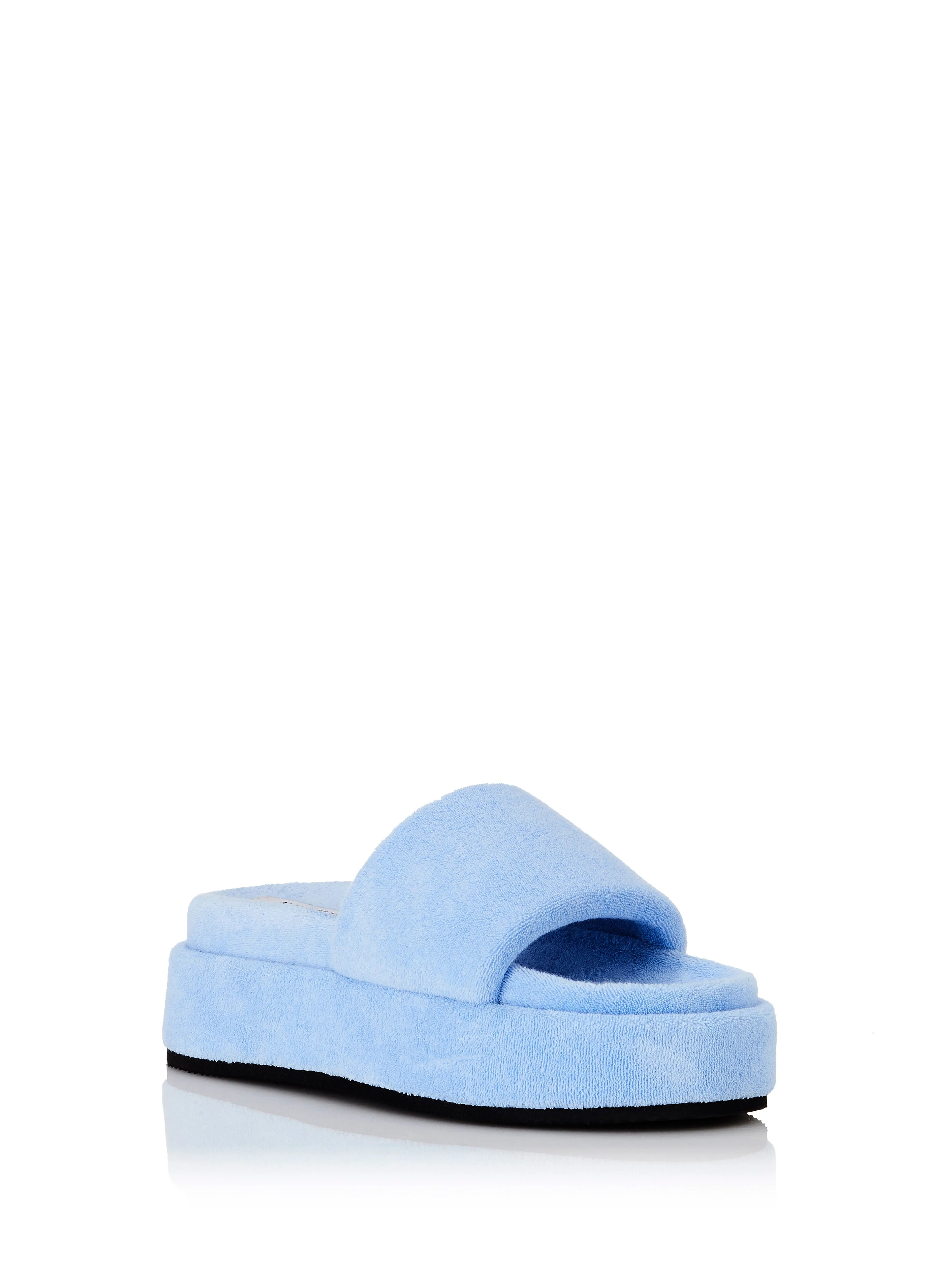 ALIAS MAE Womens Bree Sandals Pale Blue Terry