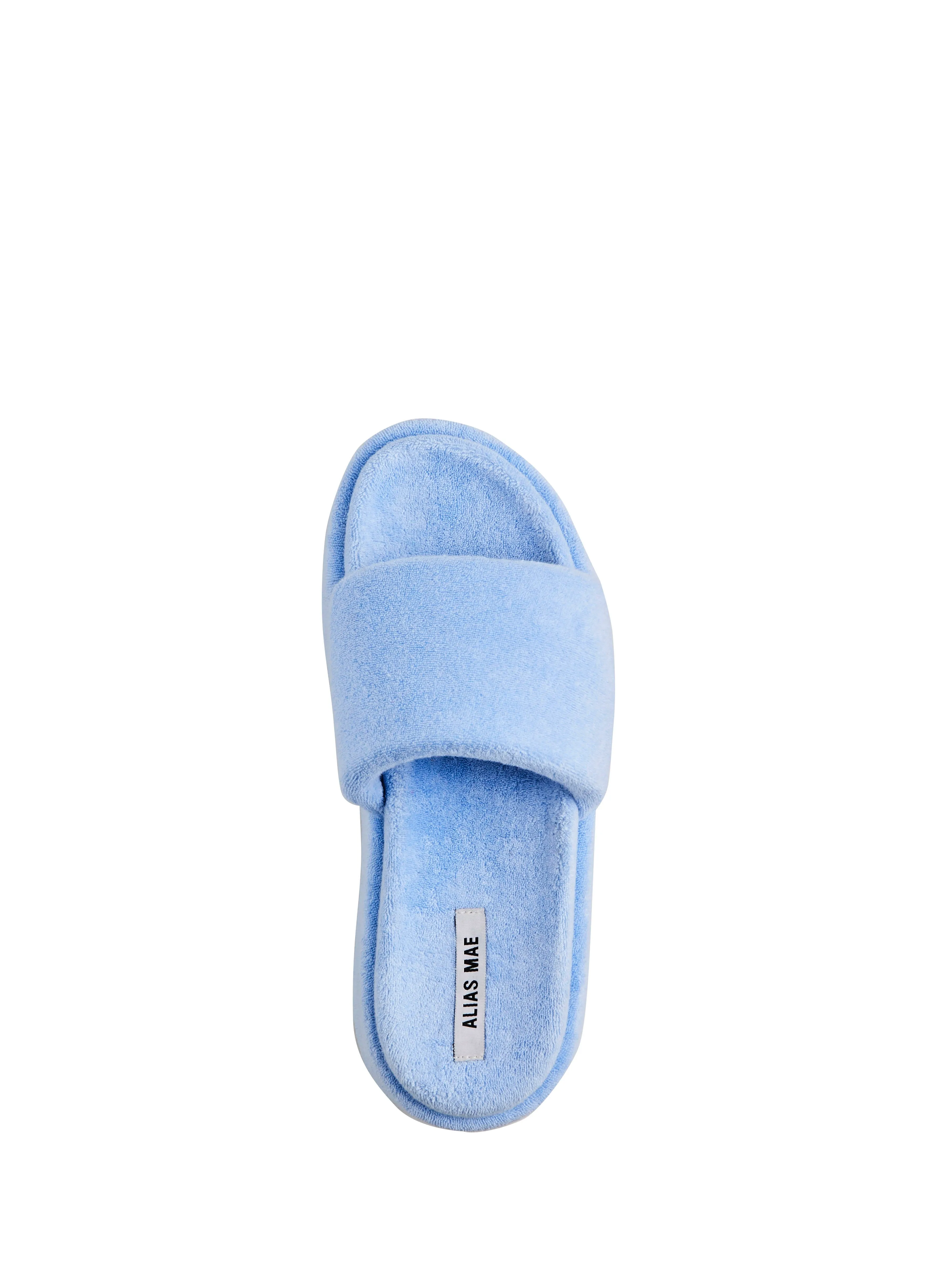 ALIAS MAE Womens Bree Sandals Pale Blue Terry