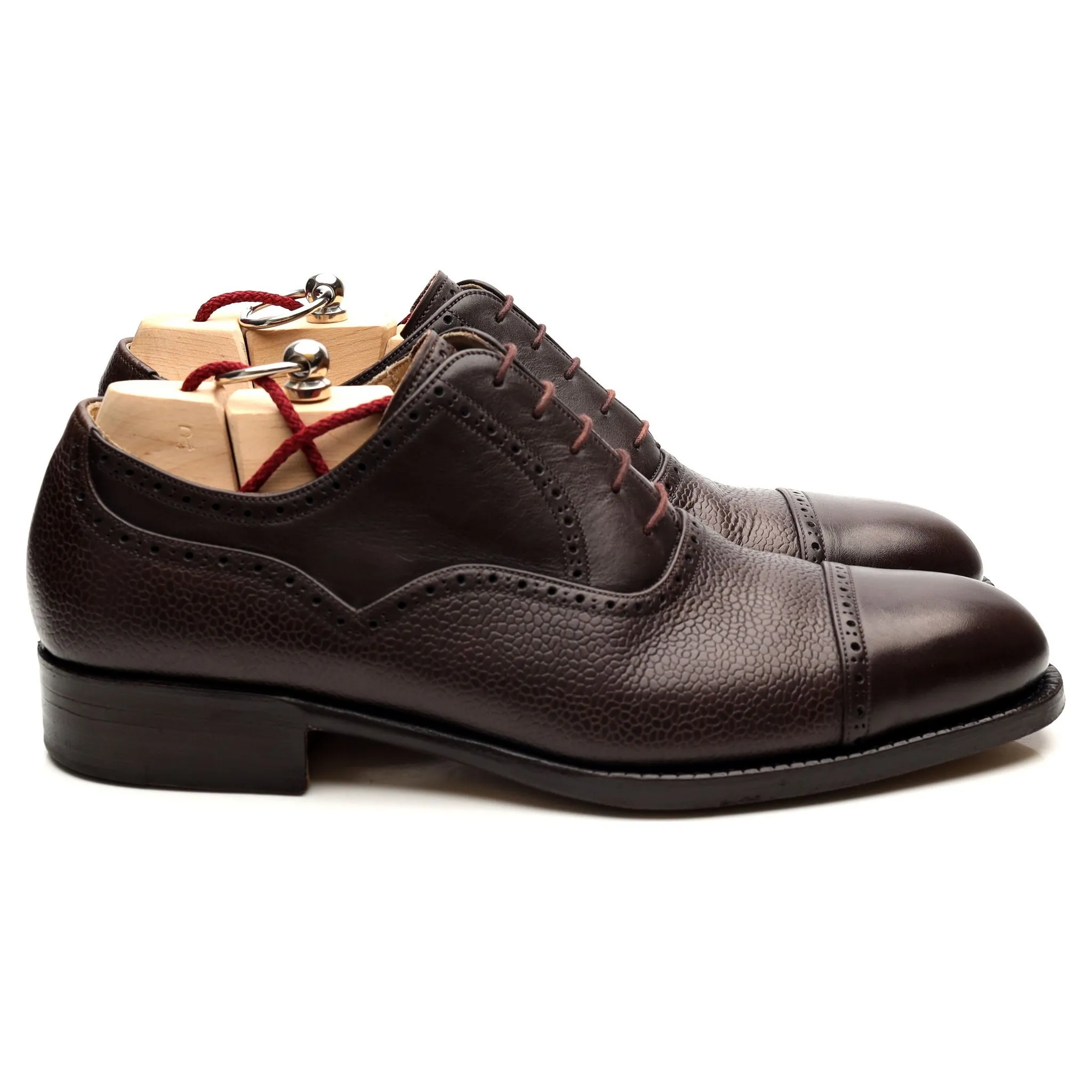 'Alt English II' Dark Brown Leather Oxford Brogues UK 6.5 EU 40.5