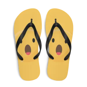 Amazed "Emoji" Flip-Flops