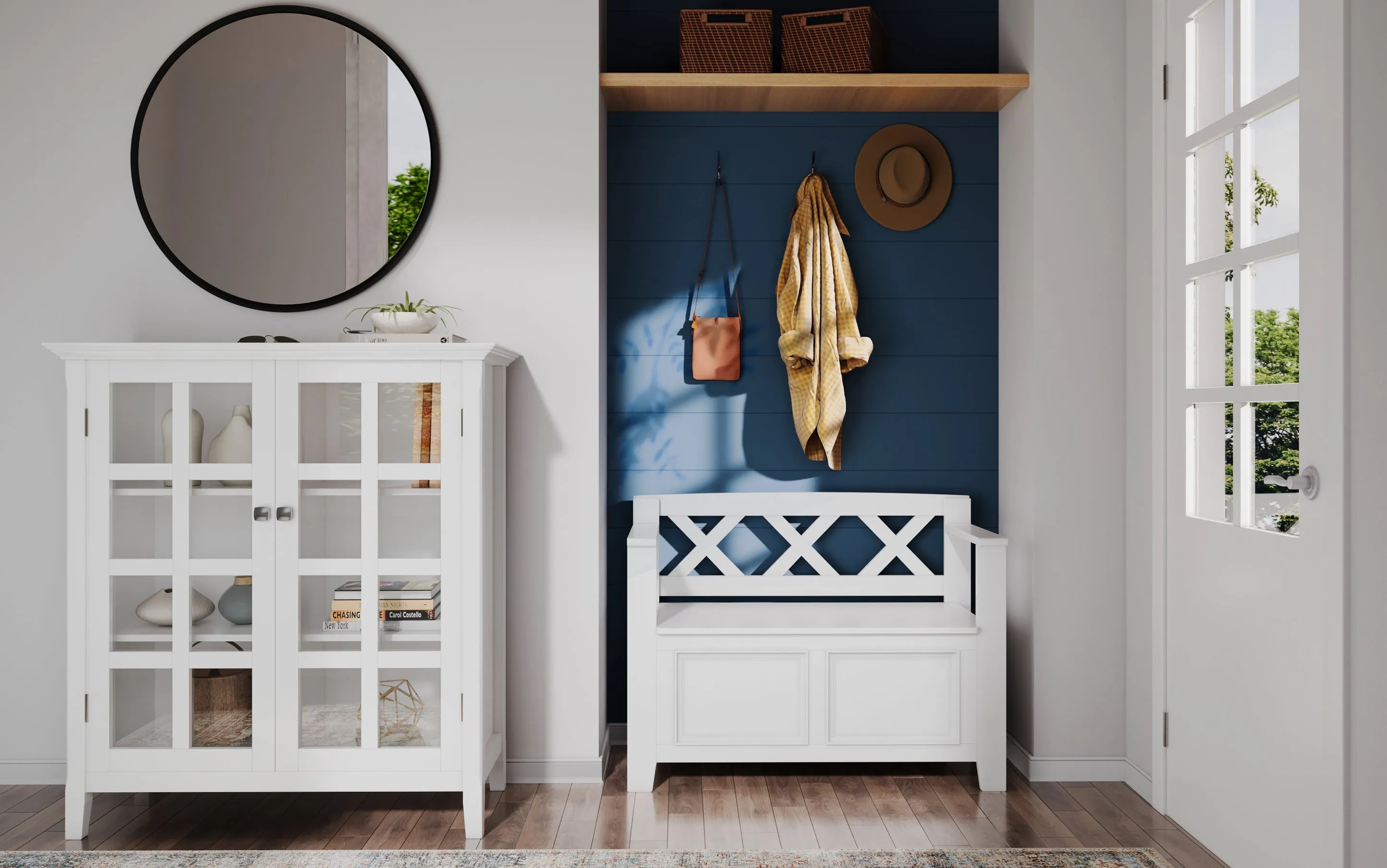 Amherst Small Entryway Storage Bench