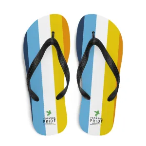 Aroace Pride Flag Flip-Flops Sandals