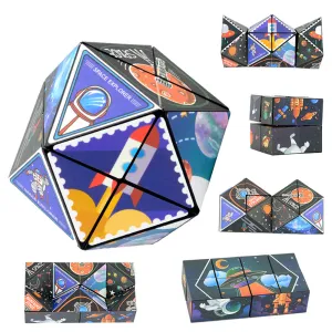 Astronaut Rubik Starry Sky Flip Puzzle Pressure Relief Fidget Toys