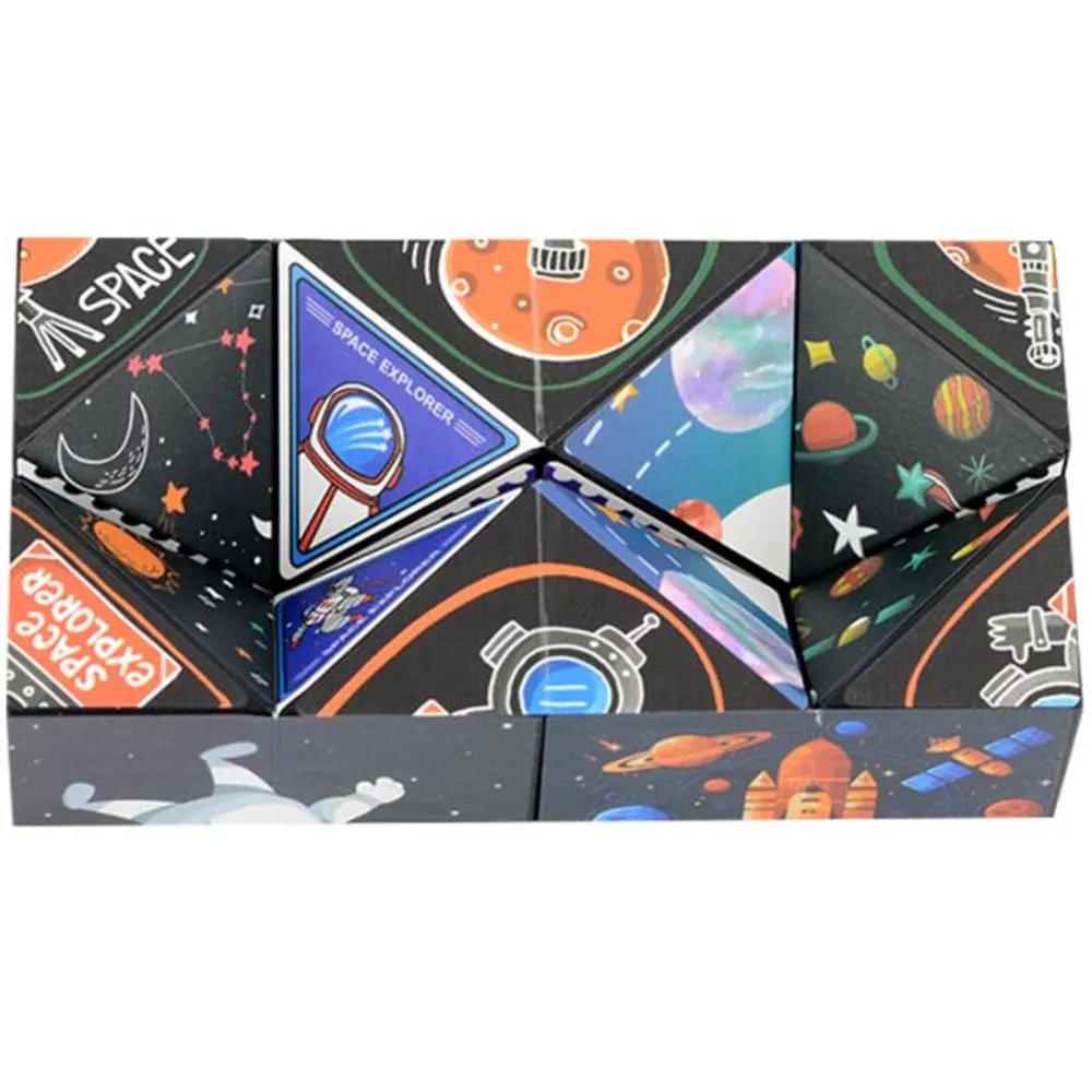 Astronaut Rubik Starry Sky Flip Puzzle Pressure Relief Fidget Toys