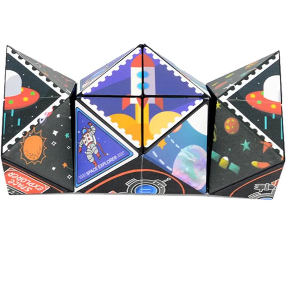 Astronaut Rubik Starry Sky Flip Puzzle Pressure Relief Fidget Toys