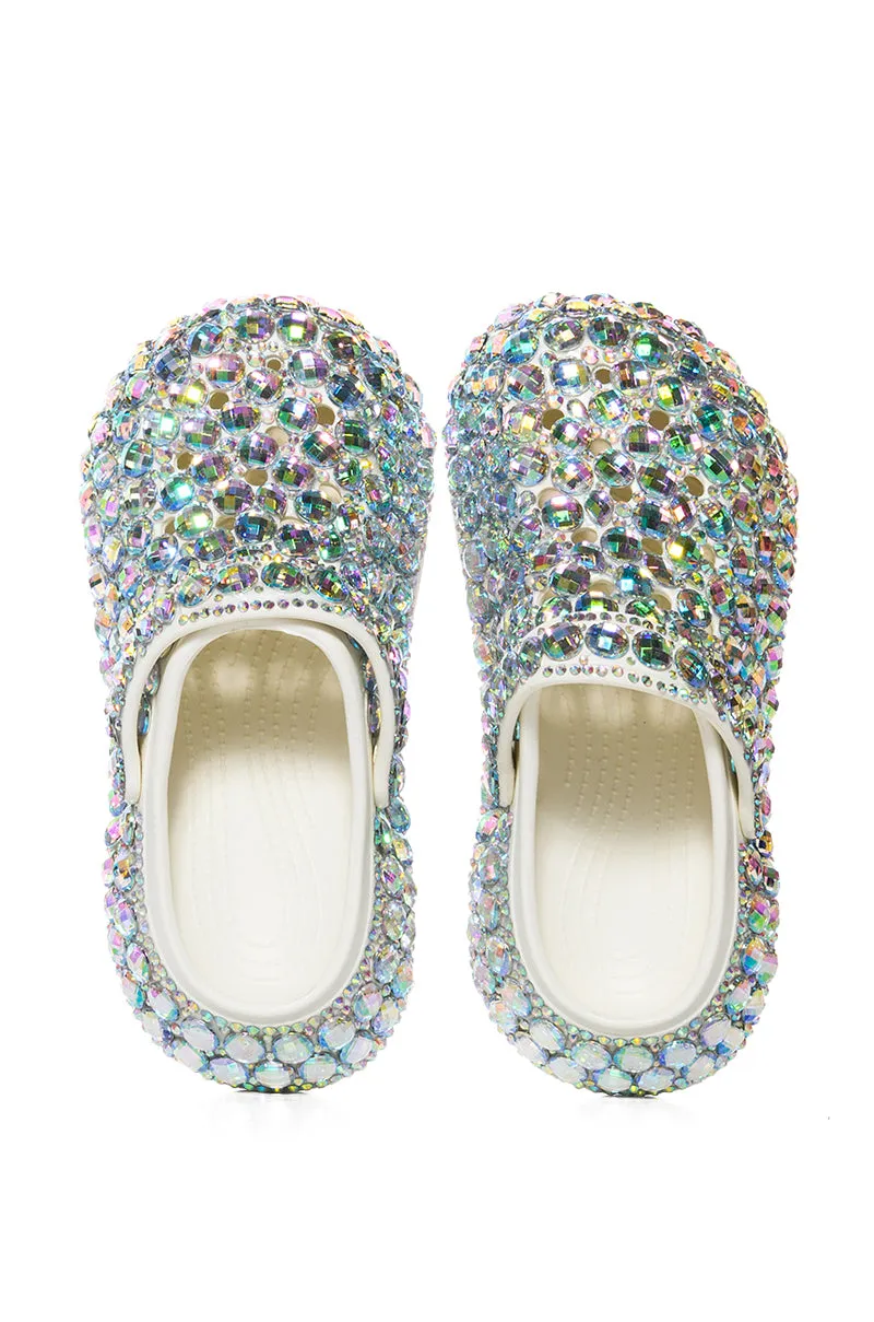 AZALEA WANG CARAWAY GEM EMBELLISHED FLAT IN MULTI