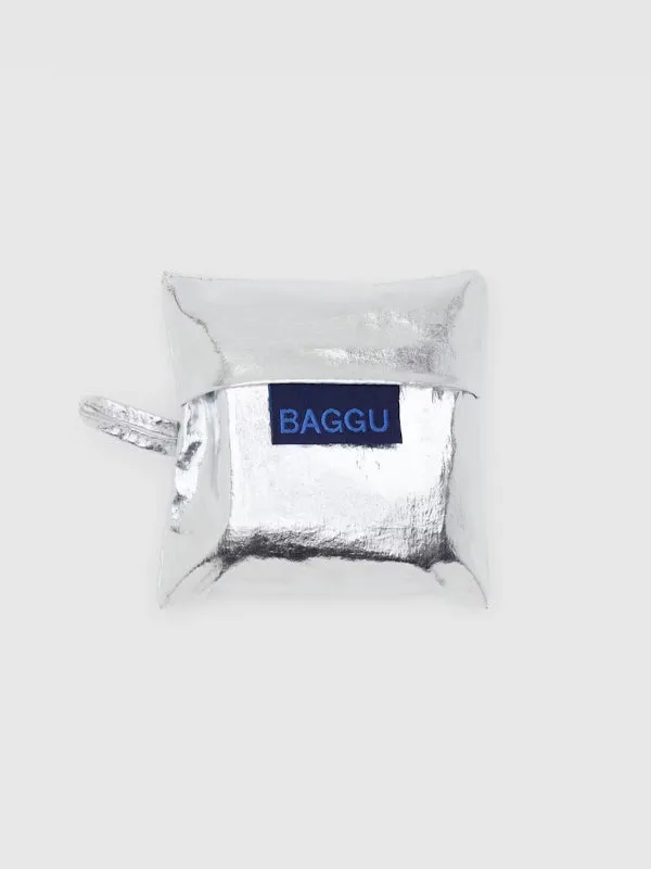 Baby Baggu: Metallic Silver