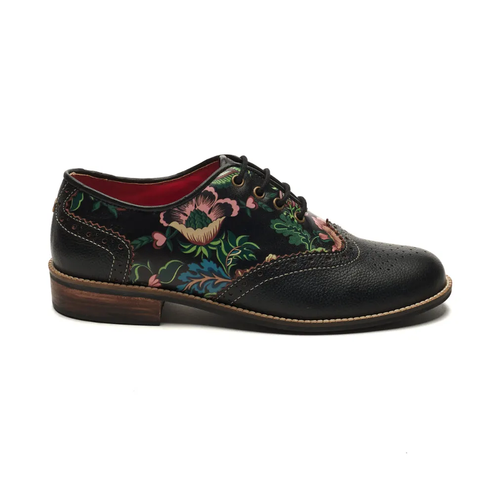 Bageecha Brogues Women – Coal