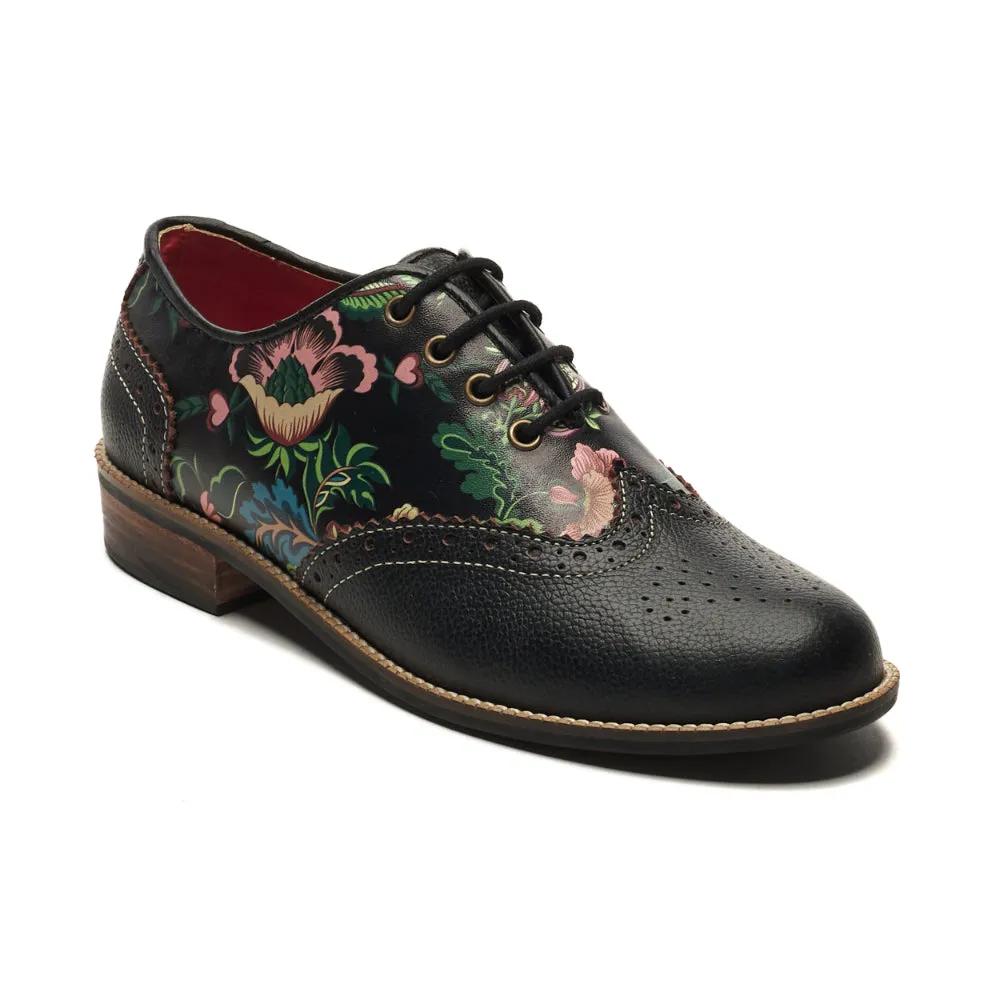 Bageecha Brogues Women – Coal