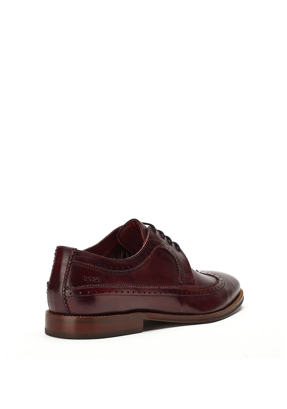 Base London Havisham Leather Brogues, Bordeaux