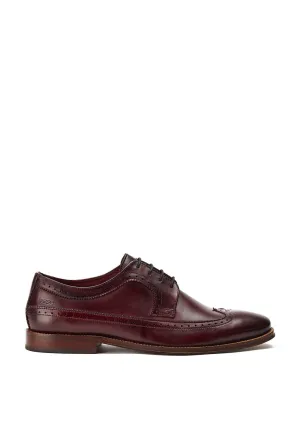 Base London Havisham Leather Brogues, Bordeaux