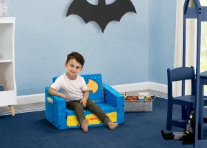 Batman Cozee Flip-Out Chair - 2-in-1 Convertible Chair to Lounger for Kids