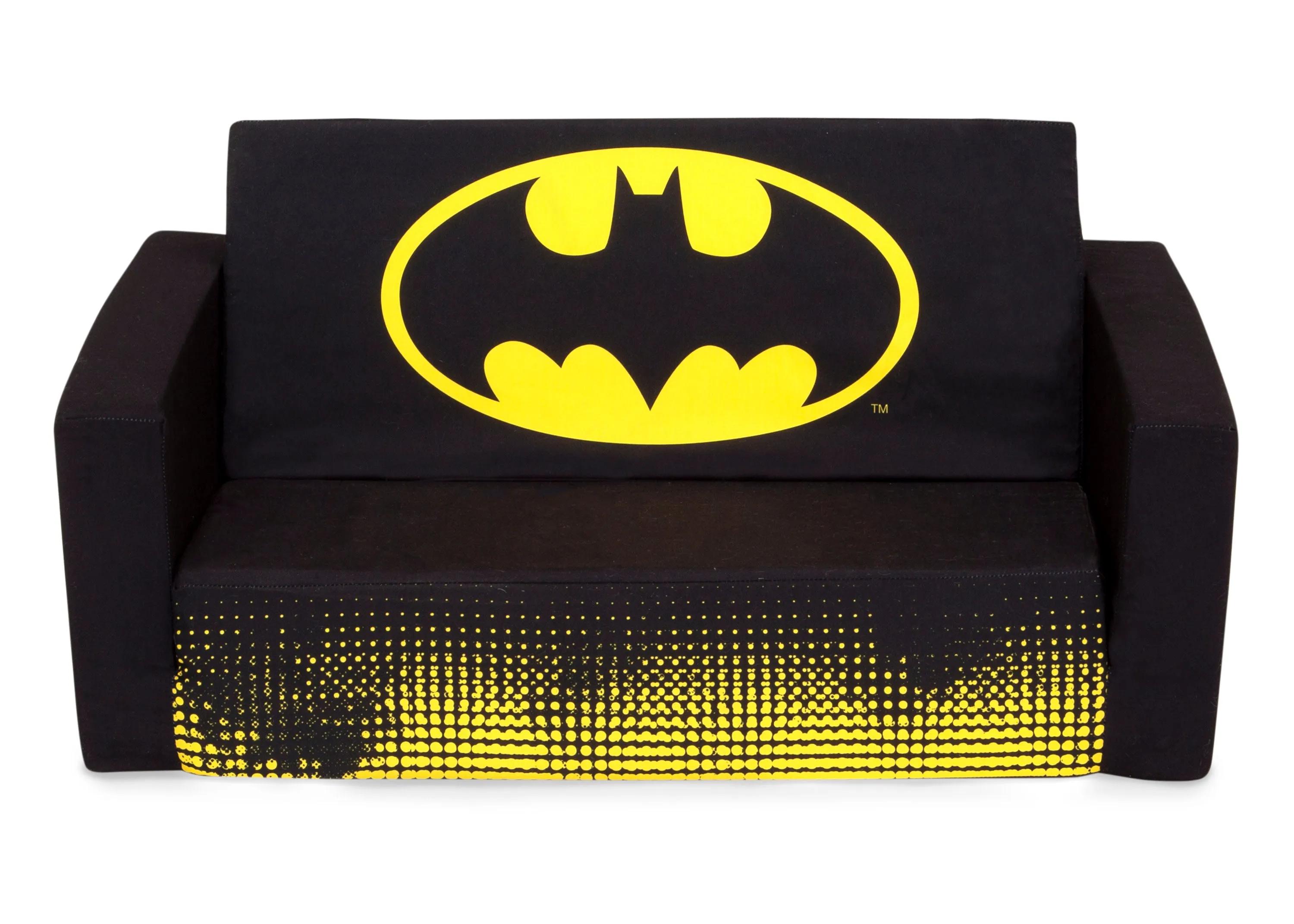 Batman Cozee Flip-Out Sofa - 2-in-1 Convertible Sofa to Lounger for Kids