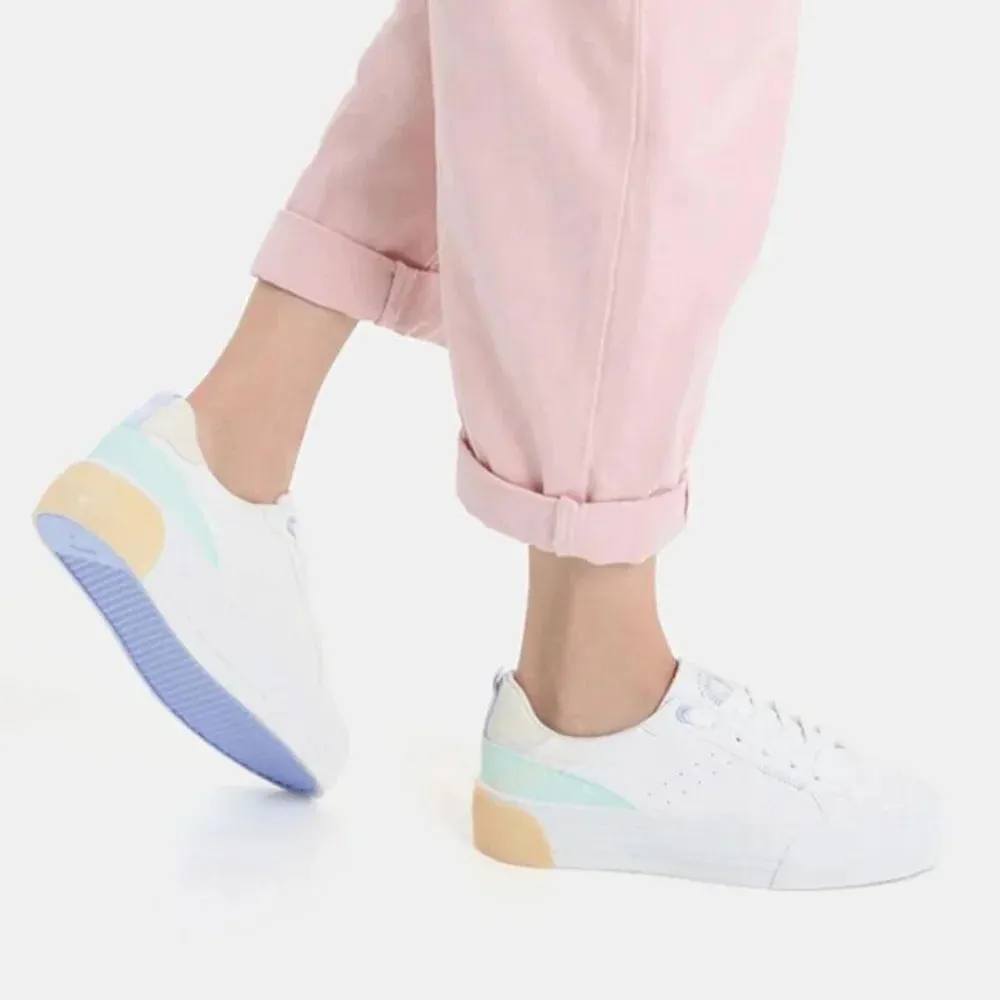 Bershka Flatform Sneakers Women 1493-860-001-WHT