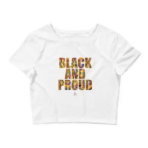 Black and Proud (African Print) - Crop Top