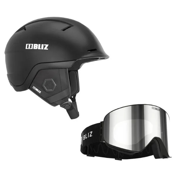 Bliz Infinity Helmet   Flow Goggles with Cat 3 Mirror Lens