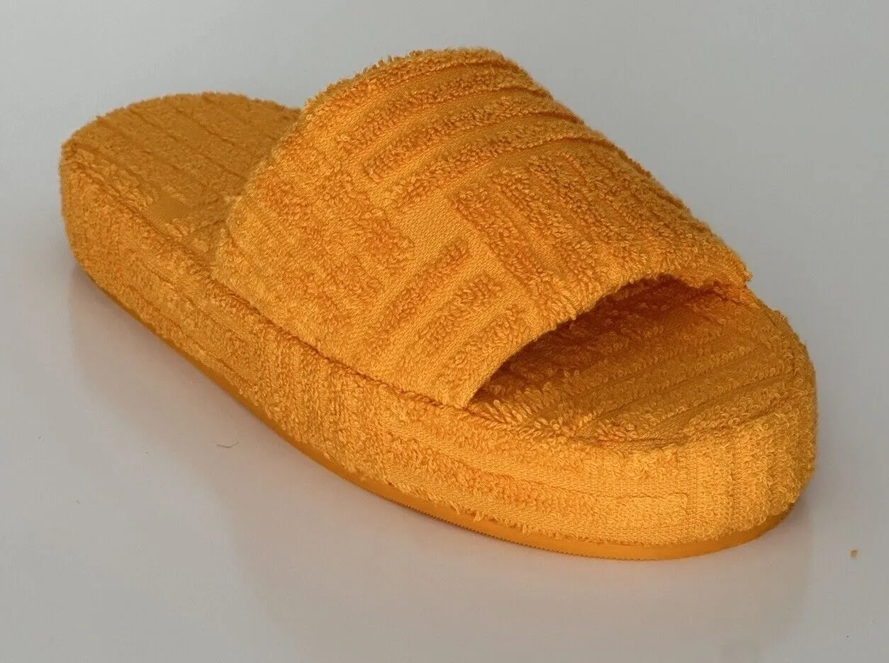 Bottega Veneta Women's Intrecciato Resort Sponge Slipper Tangerine 9 US 659139