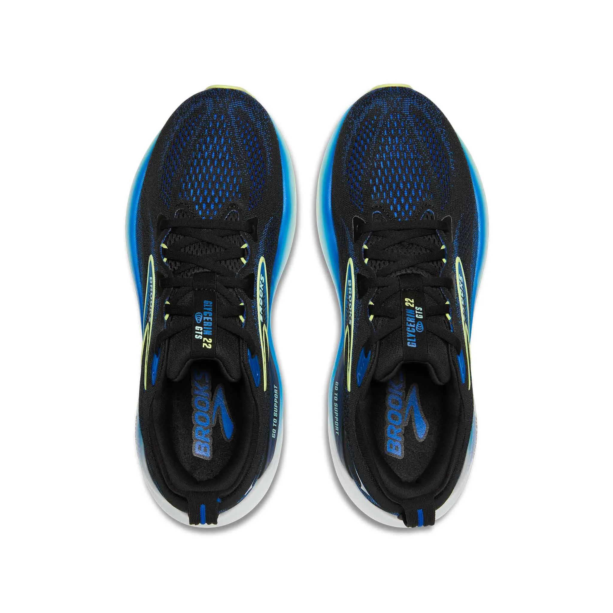 Brooks | Men's Glycerin GTS 22 Running Shoes - Black