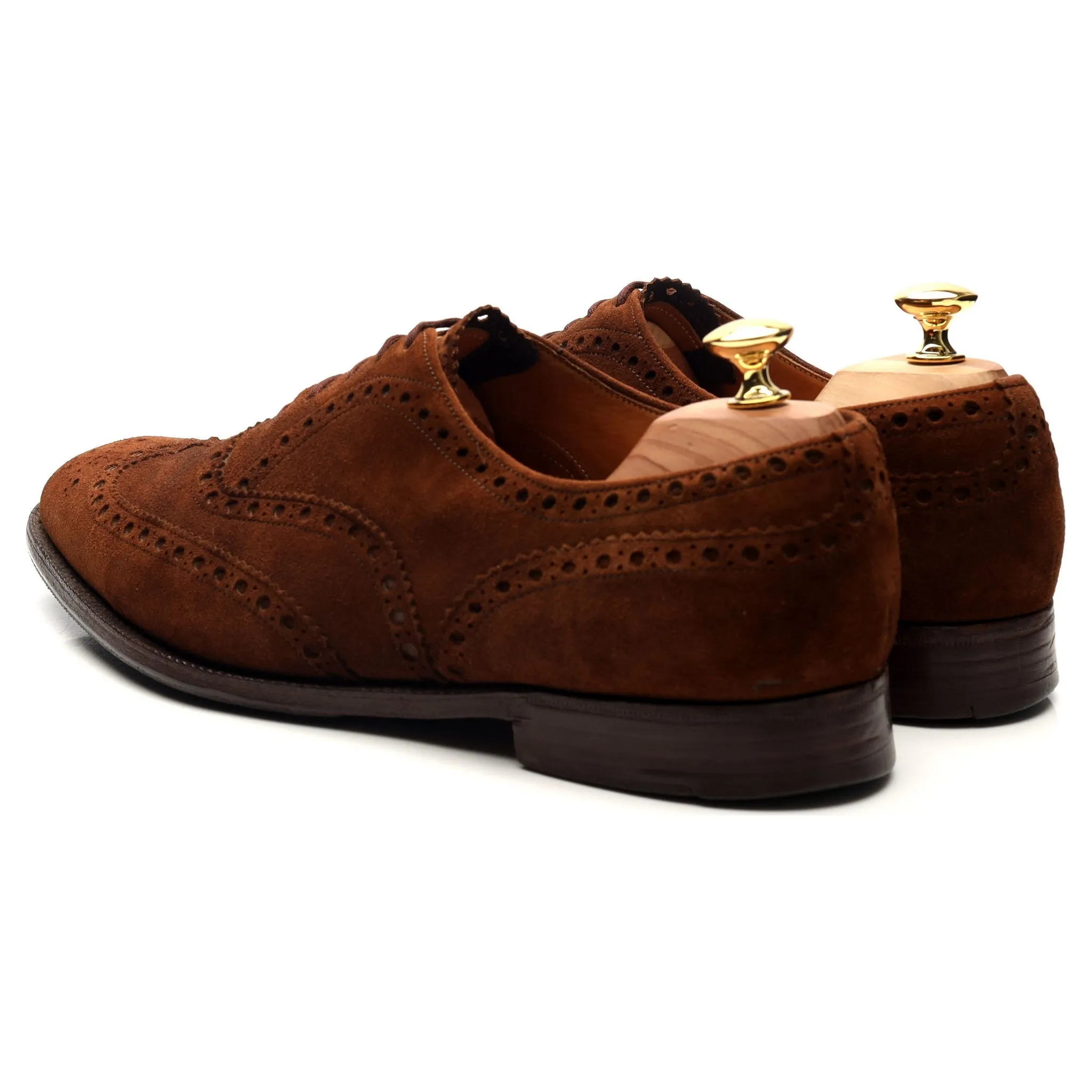 'Buck' Brown Suede Oxford Brogues UK 10.5 F