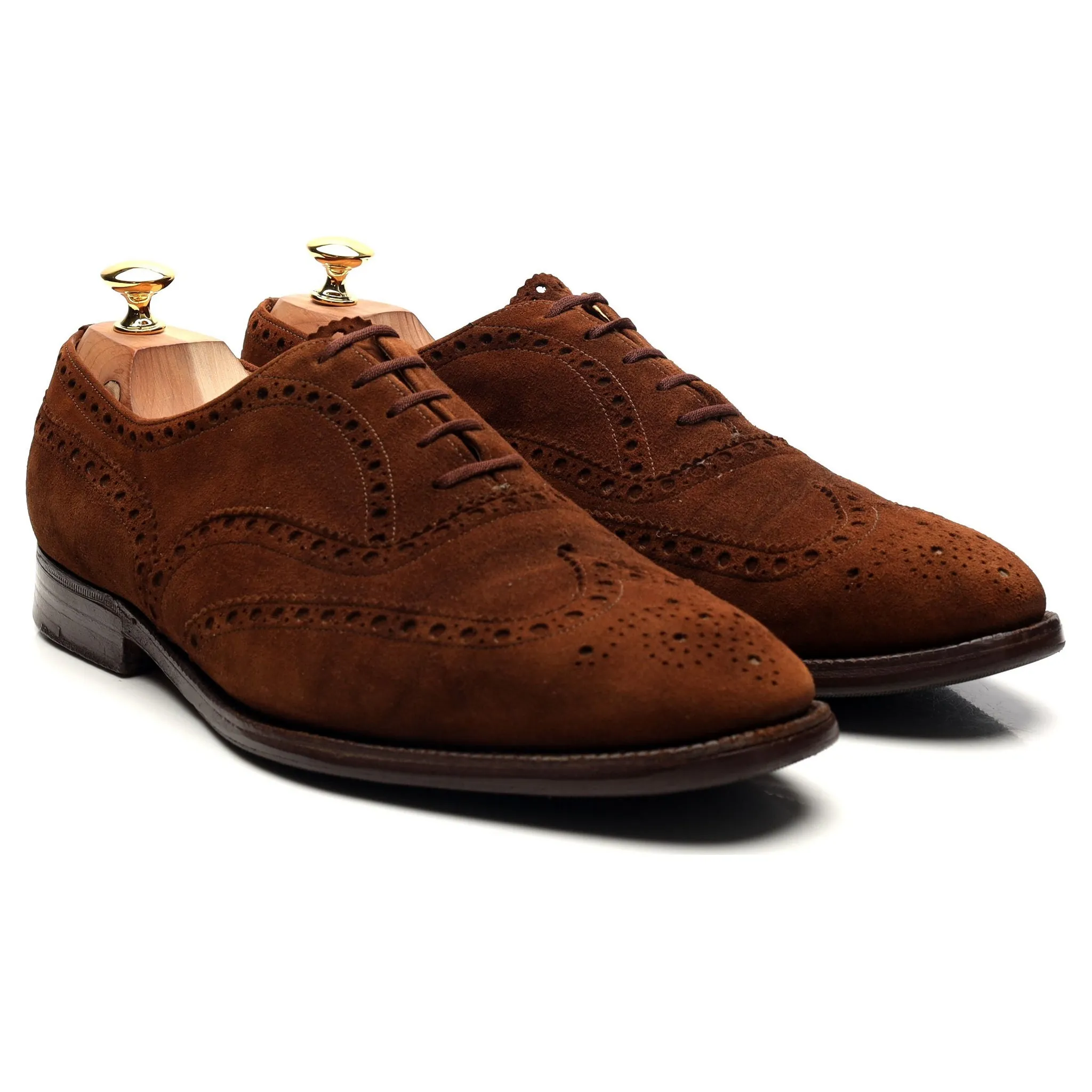 'Buck' Brown Suede Oxford Brogues UK 10.5 F