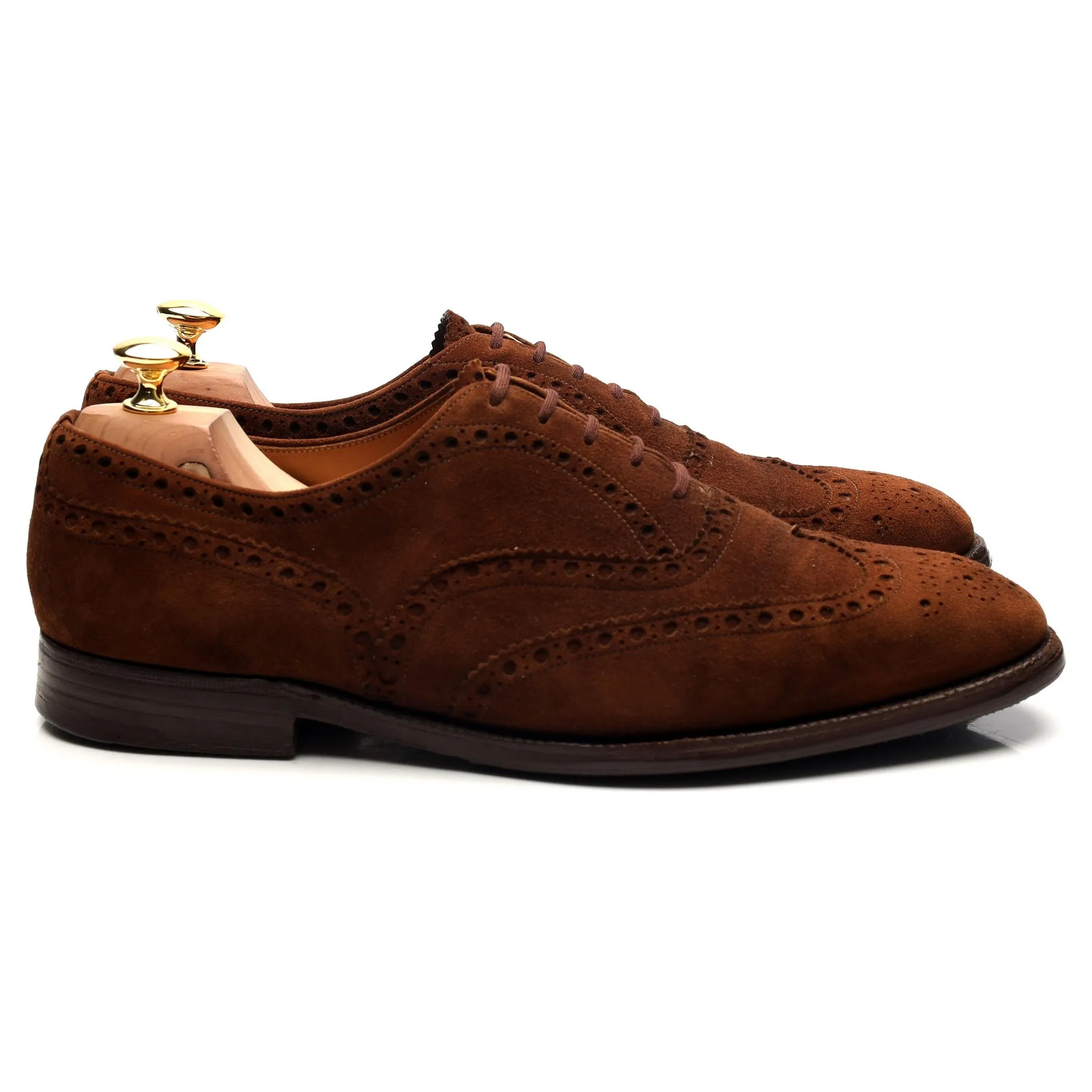 'Buck' Brown Suede Oxford Brogues UK 10.5 F