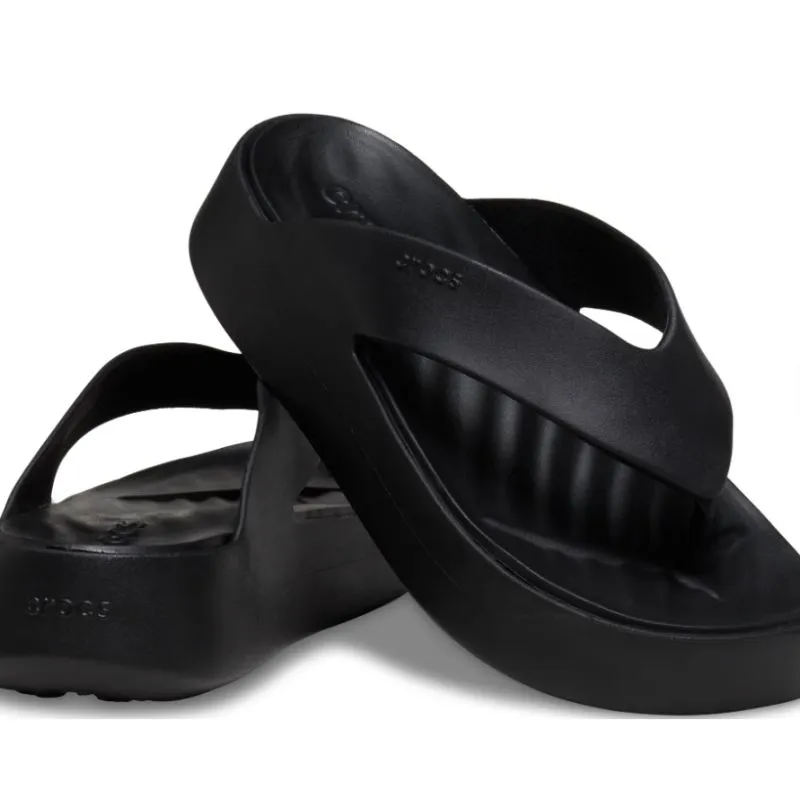 Chanclas Crocs Getaway Platform Flip (Negro)