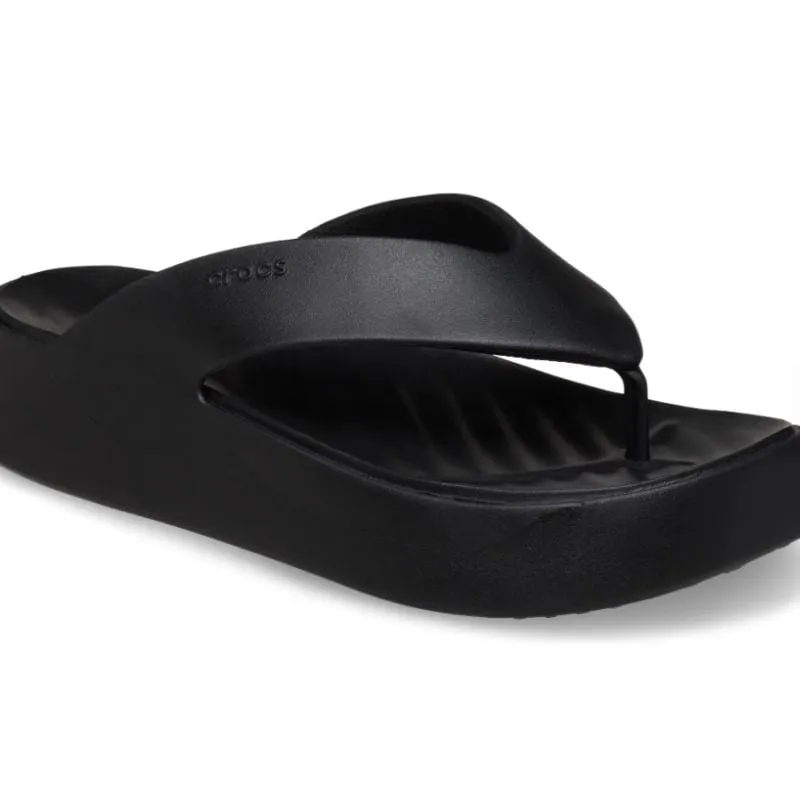 Chanclas Crocs Getaway Platform Flip (Negro)