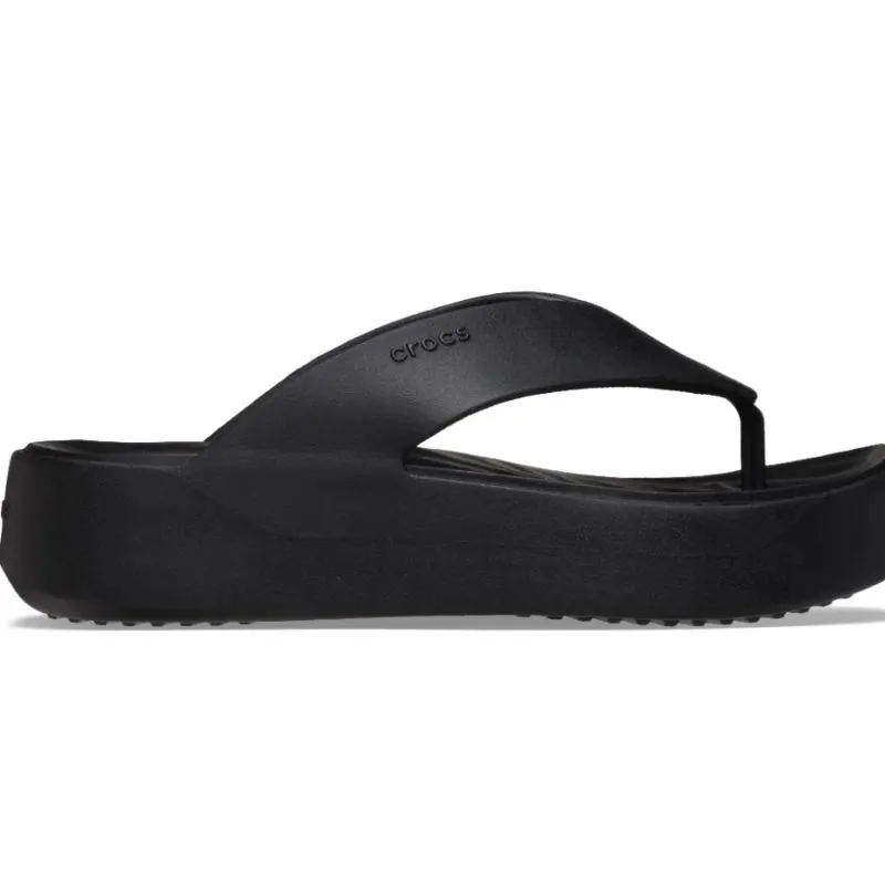 Chanclas Crocs Getaway Platform Flip (Negro)