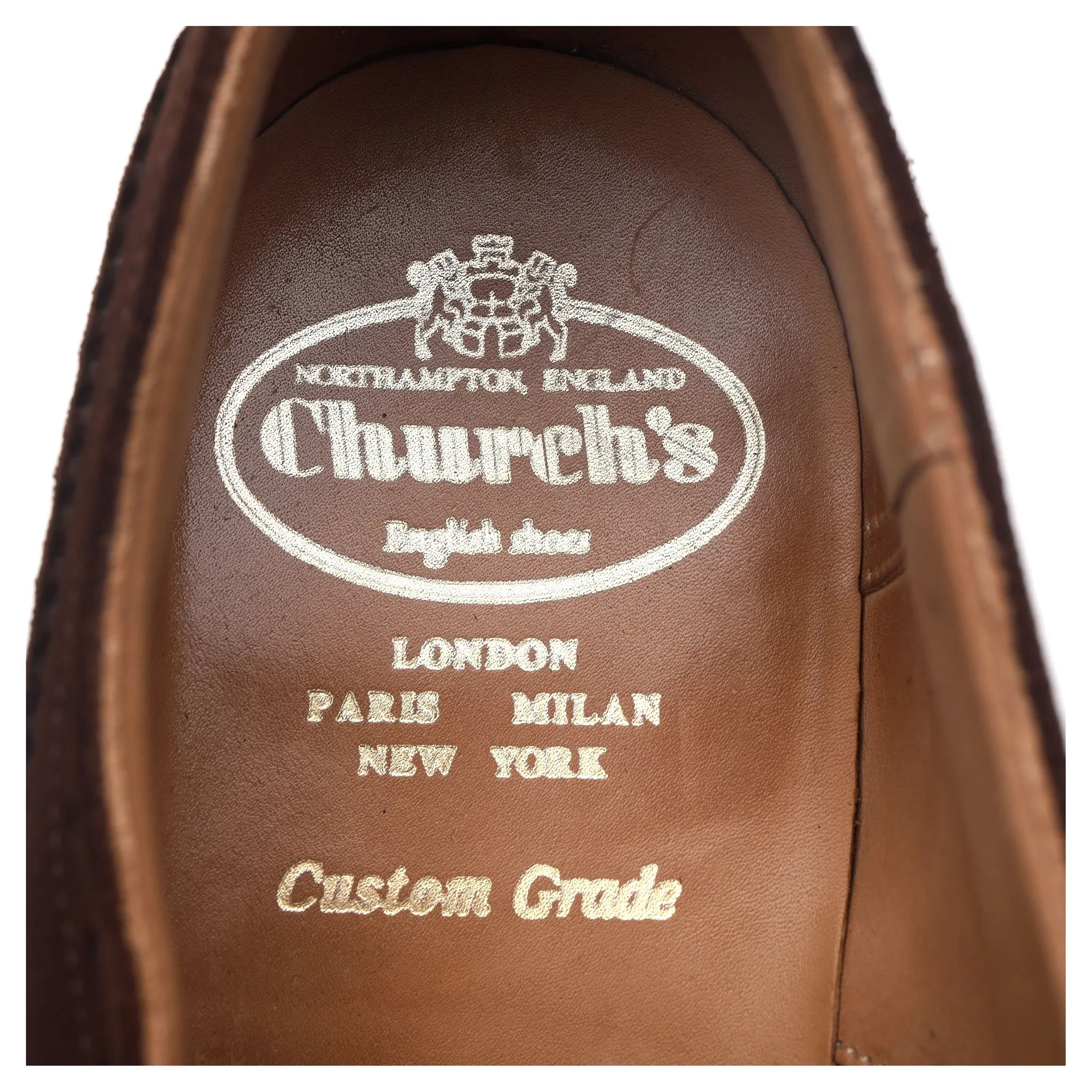 'Chetwynd' Dark Brown Suede Brogues UK 7.5 F