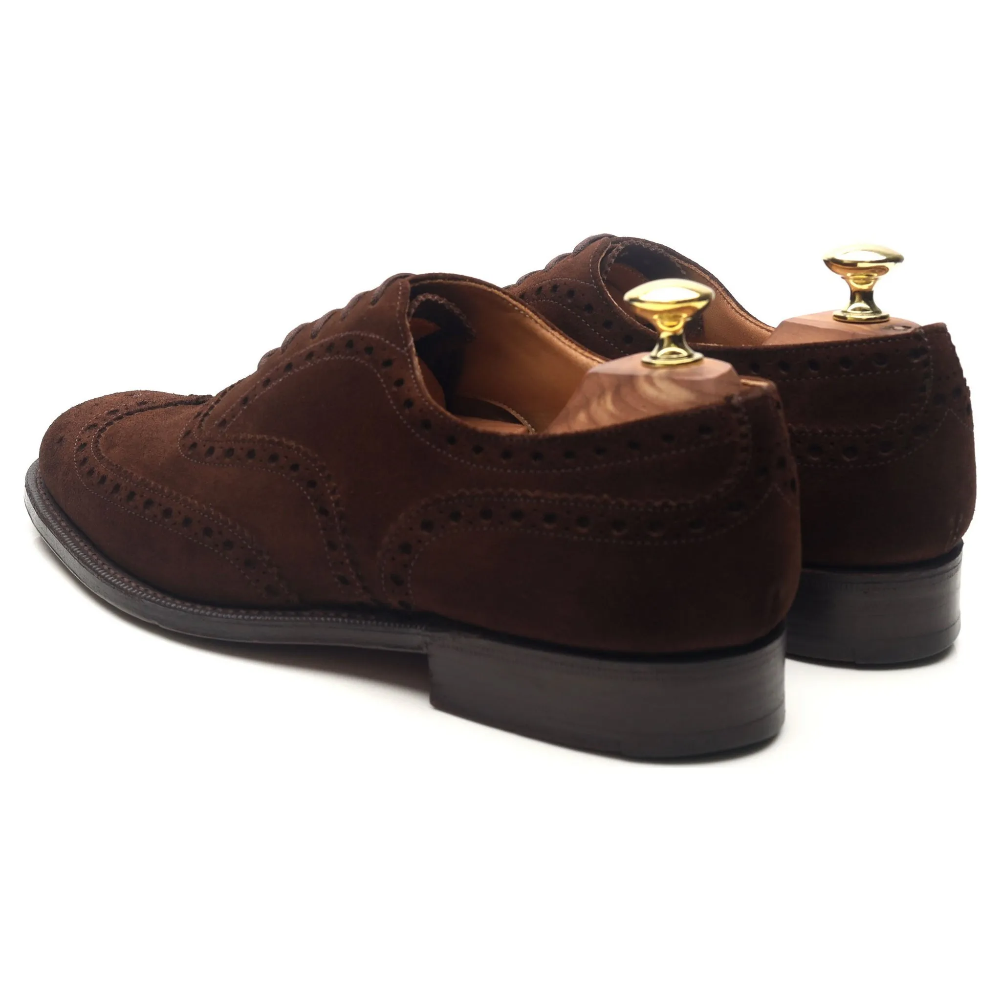 'Chetwynd' Dark Brown Suede Brogues UK 7.5 F