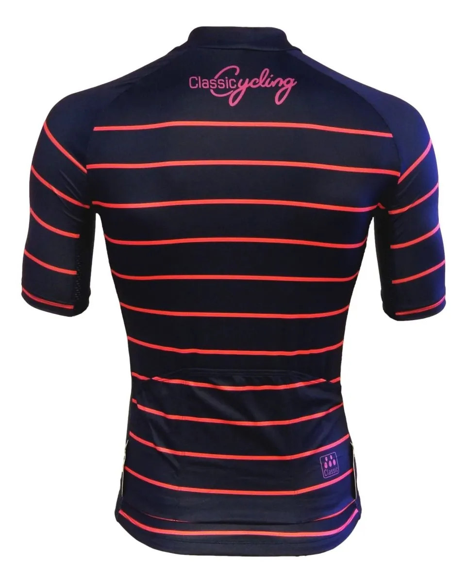 Classic Cycling Flex Jersey - Men's - Navy Pink