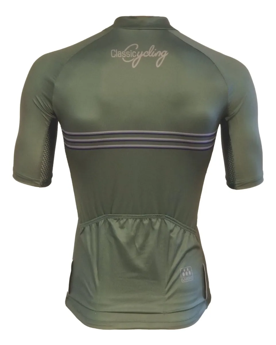 Classic Cycling Flex Jersey - Men's - Olive