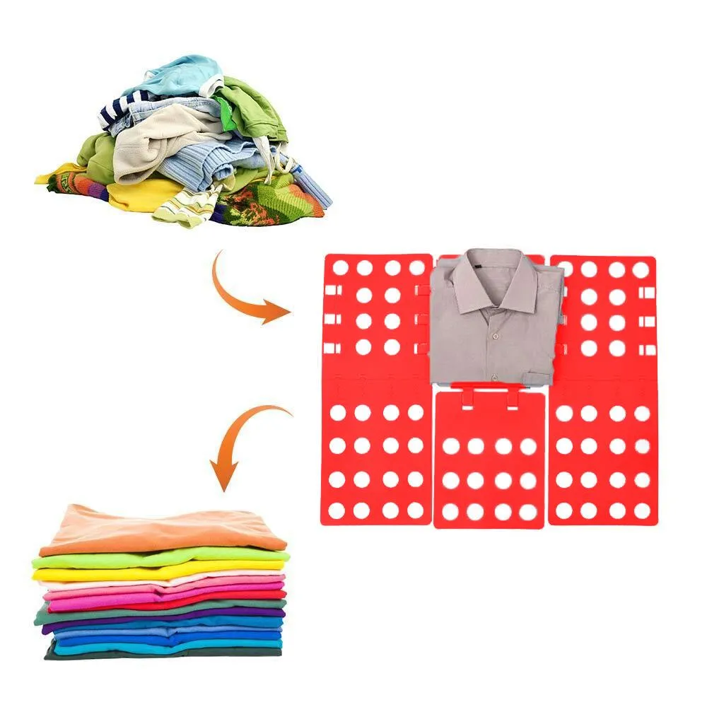 Clothes Folder T-shirt Folding Board Flip Fold Laundry Organizer