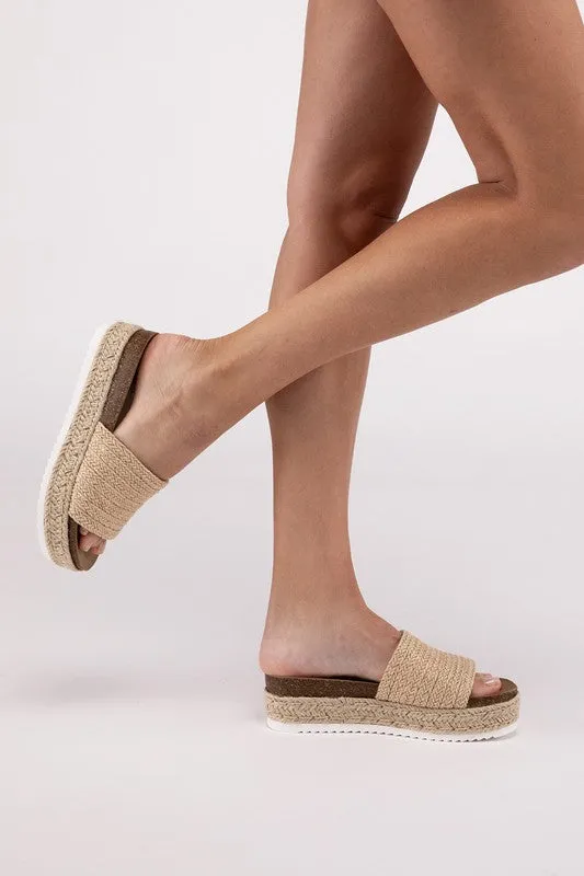 Coastal Cruiser Espadrille Slide Sandals