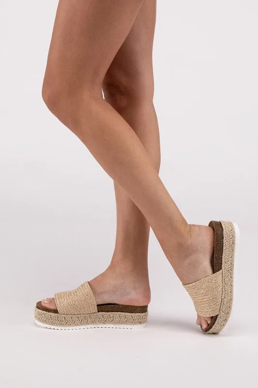 Coastal Cruiser Espadrille Slide Sandals