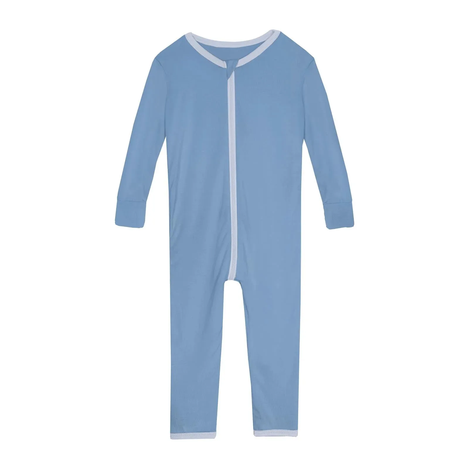 Convertible Sleeper with Zipper in Dream Blue with Dew