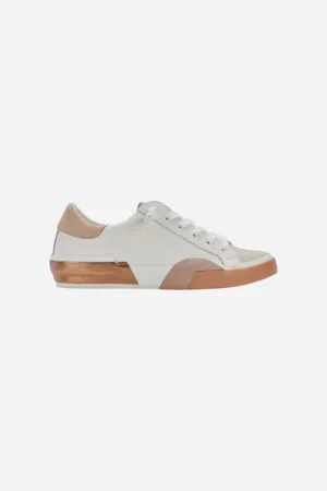 Dolce Vita Zina Leather Sneakers in White Tan